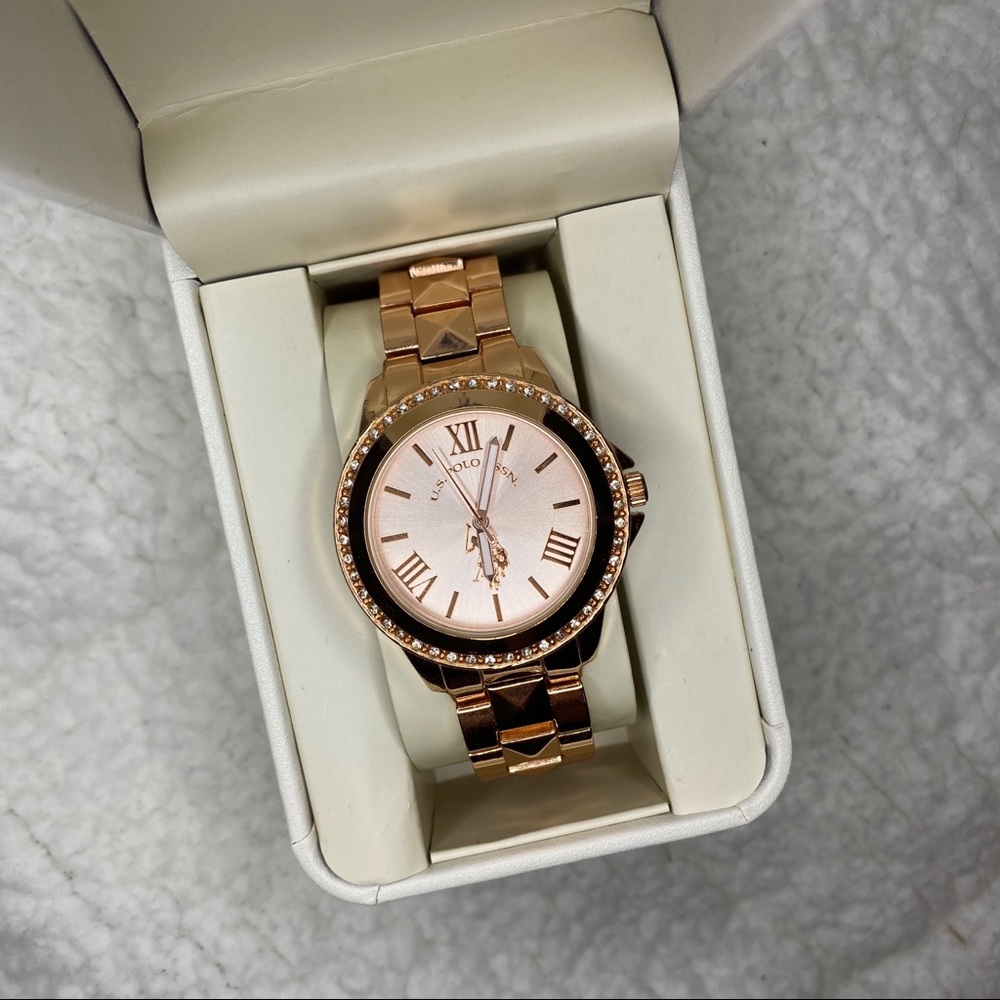 Polo Rose Gold Watch